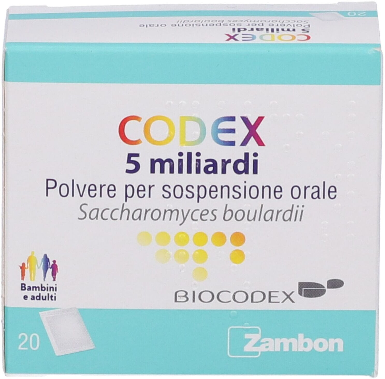 BIOCODEX Codex 5 Miliardi, 20 bustine