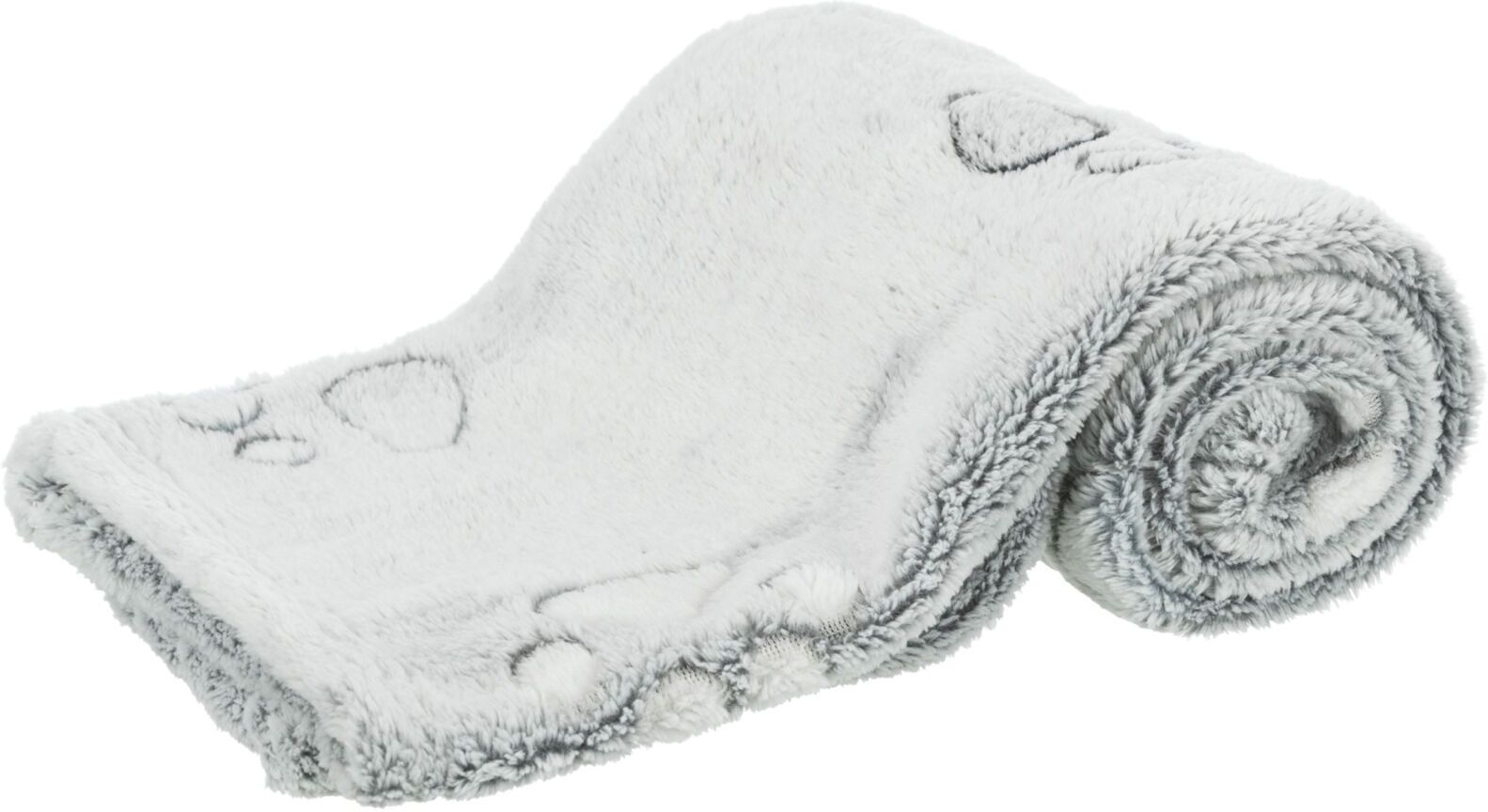 TRIXIE Decke Nando, Softfleece, 75 x 50 cm, hellgrau