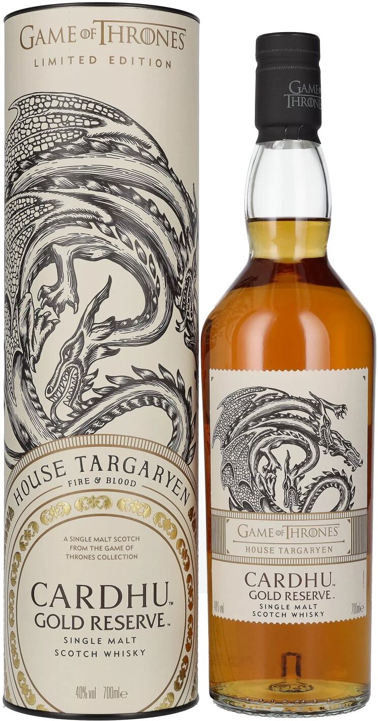 Cardhu Whisky Cardhu Gold Reserve GAME OF THRONES House Targaryen Single Malt Collection 40% Vol. 0,7l in Geschenkbox