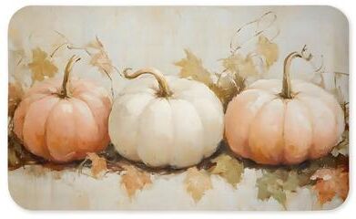 "Stupell Autumn Harvest Pumpkin Printed Anti-Fatigue Floor Mat, 30""x18"""