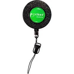 Socket Industrial Retractable Clip, Smartphone Halterung, Schwarz, Silber