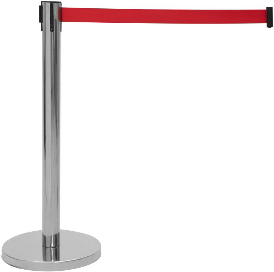 EuroLite Absperrsystem Mit Rotem Gurt
