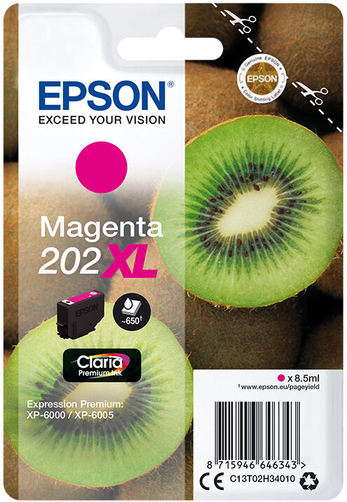 TINTEIRO EPSON 202 XL MAGENTA