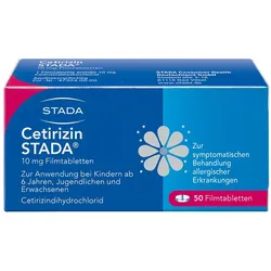 CETIRIZIN STADA 10 mg Filmtabletten 50 St