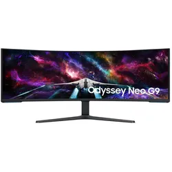 Samsung Odyssey Neo G9 - G95NC (7680 x 2160 Pixel, 57"), Monitor, Weiss, Schwarz