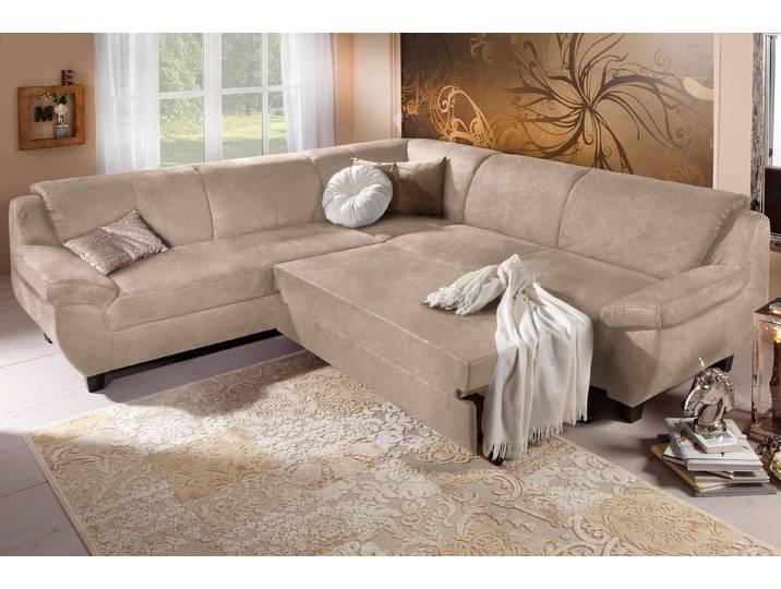 Home affaire Ecksofa Yesterday zeitlos und komfortabel, gemütliche Armlehnen L-Form, gleichschenklig, wahlweise mit Bettfunktion