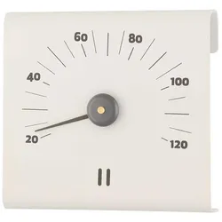 Rento Sauna-Thermometer aus Aluminium - Weiß