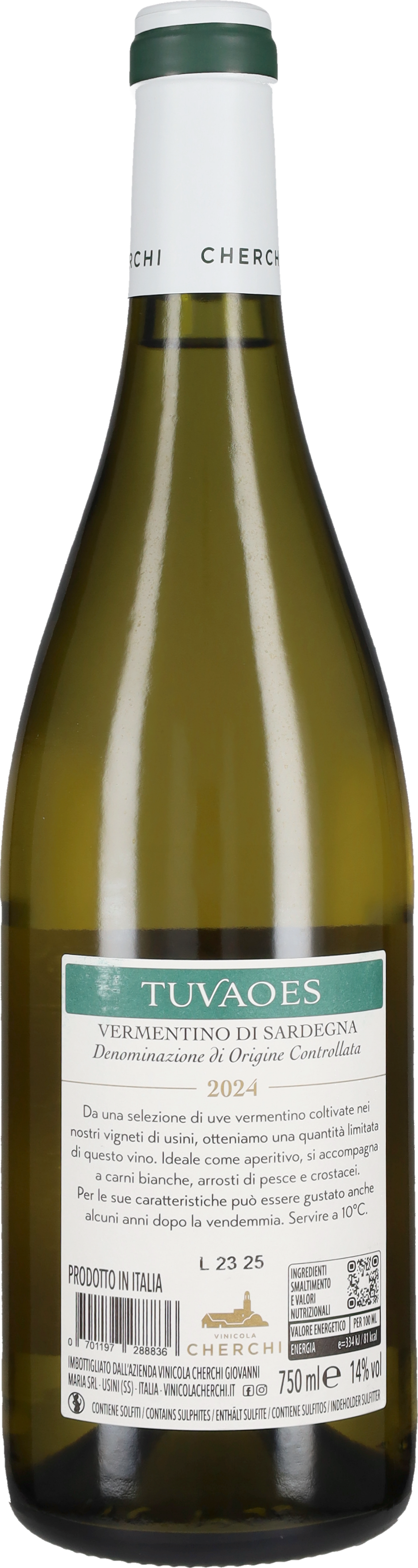 Cherchi Giovanni Vermentino di Sardegna 'Tuvaoes' Cherchi 2025