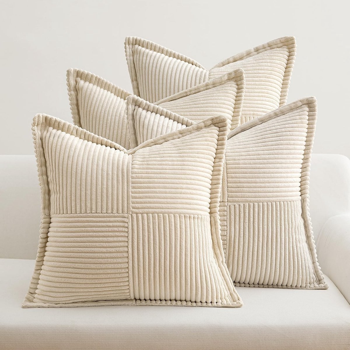 Set van 4 decoratieve kussenslopen voor volwassenen