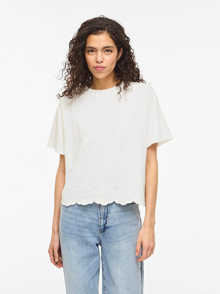 Vila Shirt in Weiß - S