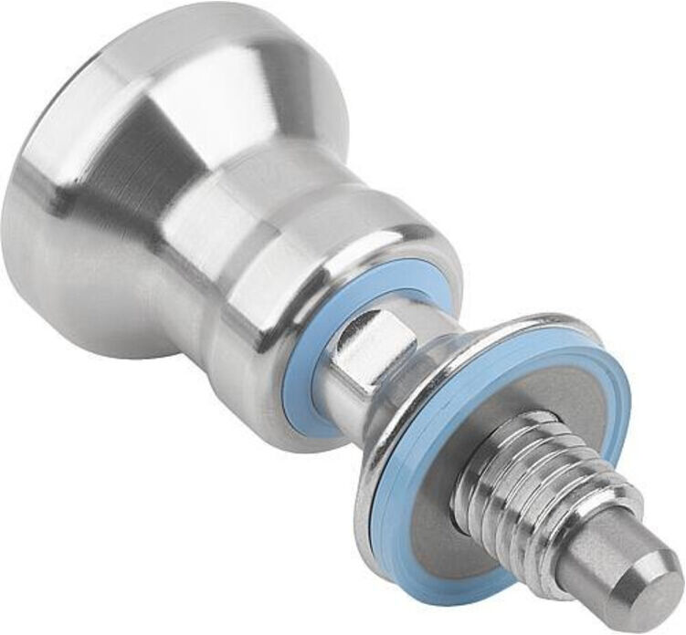 KIPP Arretierbolzen M10x1 Ø 6mm Form C Edelstahl Hygienic Design (K1698.1310612)