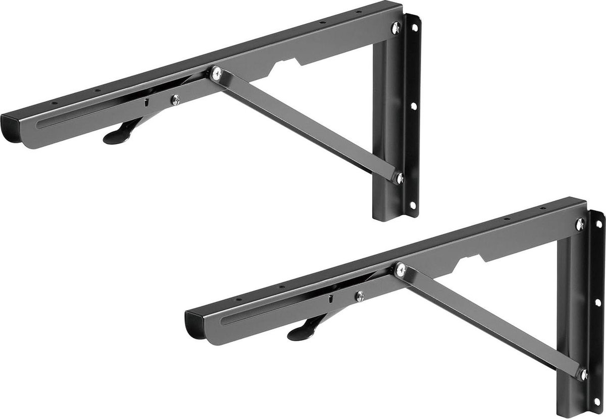 MZ001 Metalen plankhouder voor zware belasting - Klapconsole wandhouder