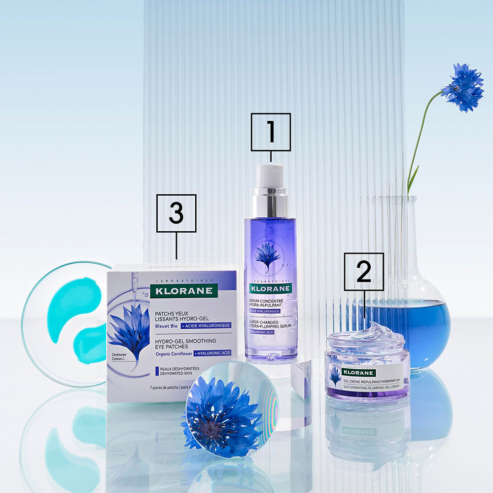 Klorane Aciano Bio & Ácido Hialurónico gel-crema rostro y ojos 50 ml