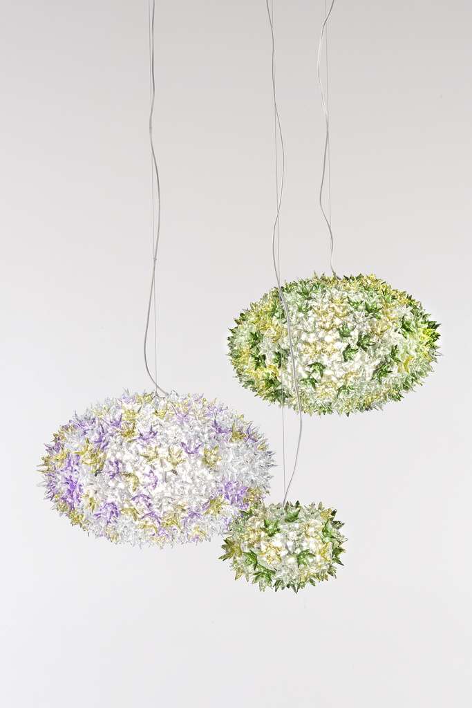 Kartell Bloom Pendelleuchte rund (Ø 28cm, glasklar transparent) Ø 28cm   glasklar transparent