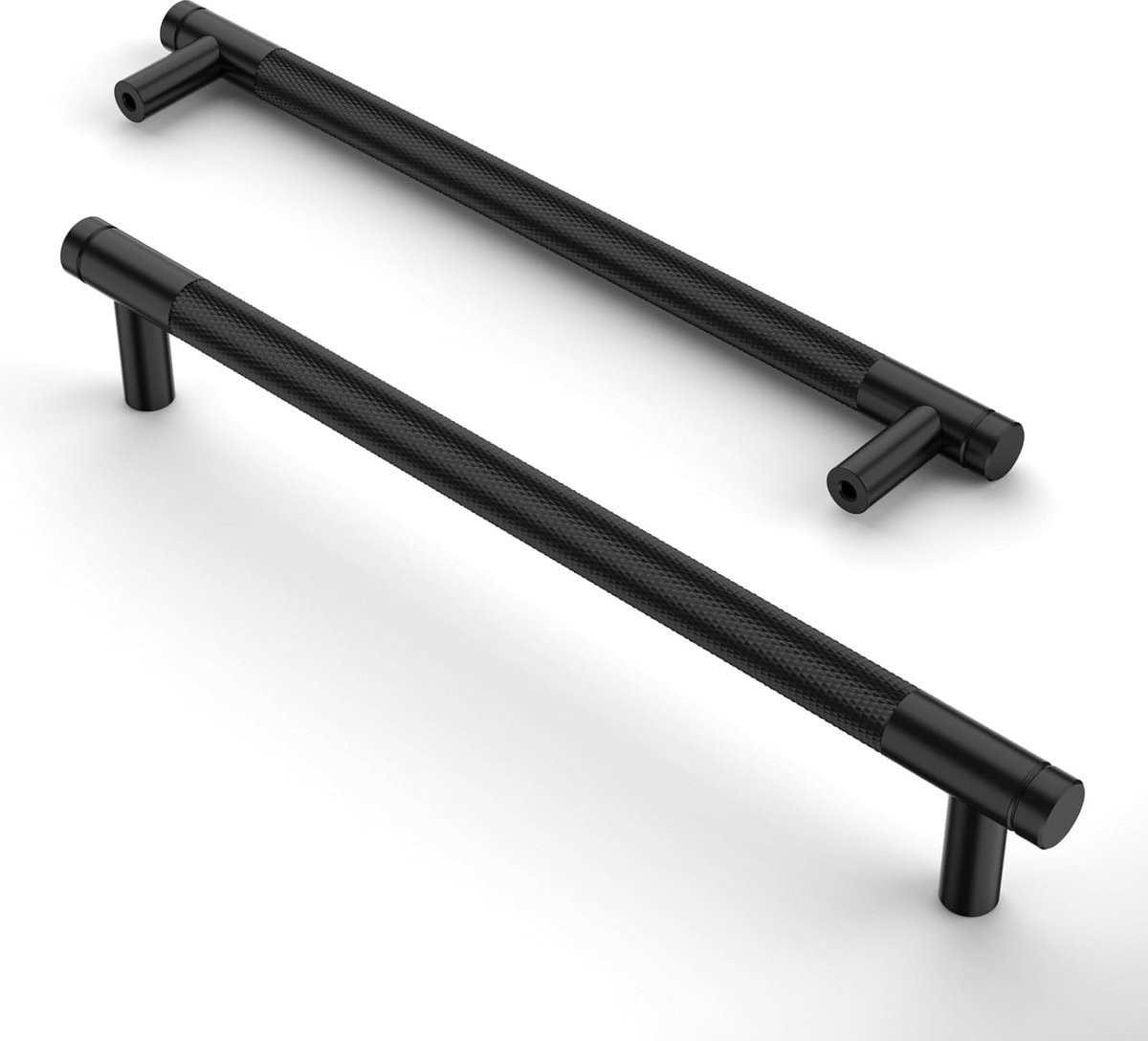 Set van 10 zwarte keukenkastgrepen van 160mm voor meubels en kasten