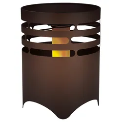 Solarleuchte Maxxmee Feuerstelle Rostbraun