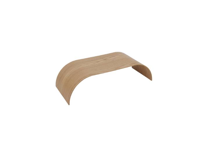 Holztablett „Curva“ für das Curva-Wandregal, Medium Eiche AYTM
