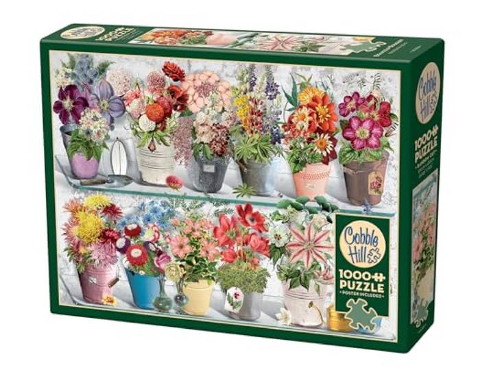 Cobble Hill legpuzzel bloemenpracht - 1000 stukjes puzzel
