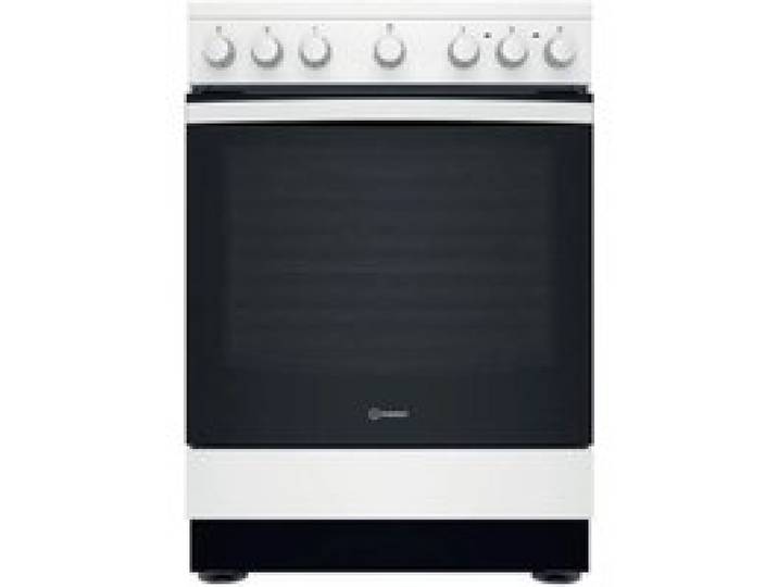 Indesit Cuisinière vitrocéramique a 69l 4 feux blanc - IS67V5PCWE