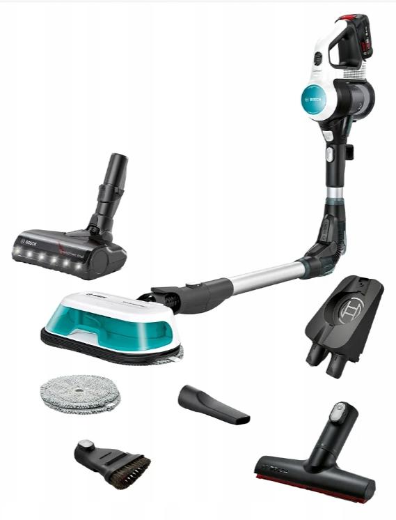 2in1 Stielstaubsauger Bosch Unlimited 7 Prohygienic Aqua 40 min Led Hepa