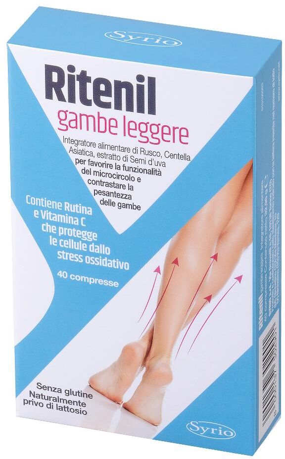SYRIO Srl RITENIL Gambe Leggere 40 Cpr