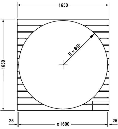 Duravit Holzeinleger Blue Moon m.Bedien- 790880000010000