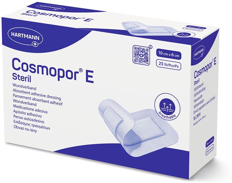 Cosmopor E steril Wundverband 6x10 cm 25 St Pflaster