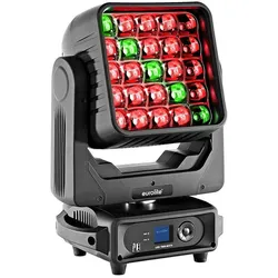 Eurolite LED TMH-W375 Matrix Moving-Head Wash Zoom (15 W, LED), Scheinwerfer, Schwarz