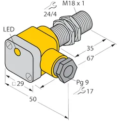 Turck Sensor BI5-EG18SK-Y1X