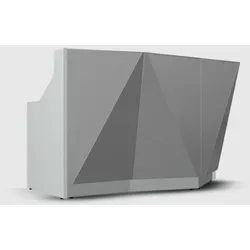 Büro Tresen moderne Theke Maße 184 x 95 cm Alfa