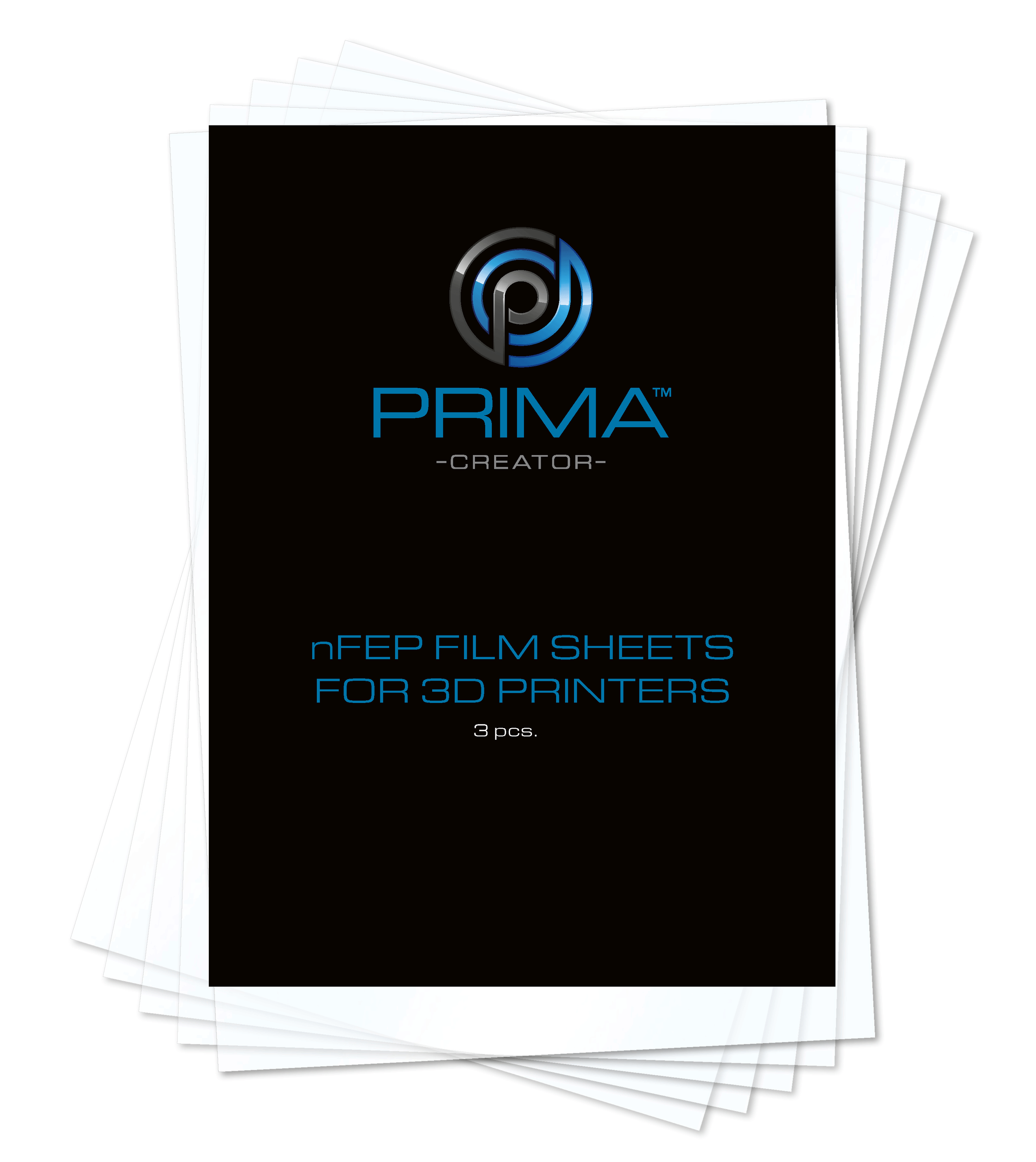 PrimaCreator nFEP Film Sheets for 3D Printers - 140 x 200 mm - 3-pack PC-NFEP-140/200-3P