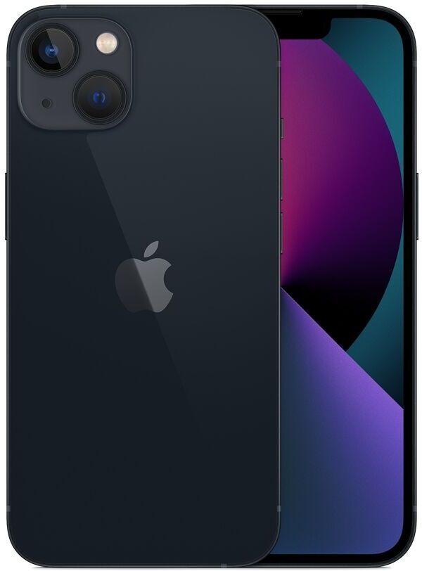 Apple iPhone 13   128 GB   Dual-SIM (eSIM, Nano-SIM)   Midnight - Refurbished