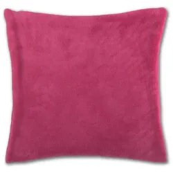 Bestlivings Kissenhülle ca. 40x40cm flauschig mit Reißverschluss, in vielen Farben erhältlich ( Auswahl: Pink )
