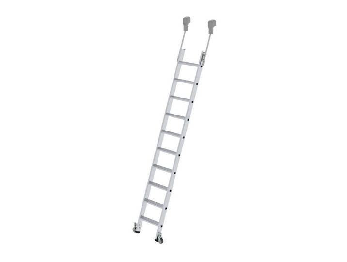 PROREGAL® Regalleiter Stufen-Regalleiter fahrbar