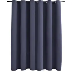 vidaXL Verdunkelungsvorhang mit Metallösen Anthrazit 290 x 245 cm