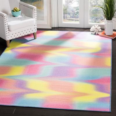 SAFAVIEH Paint Brush Machine Washable Slip Resistant Rejeanne Rug