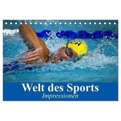 Welt des Sports. Impressionen (Tischkalender 2027 DIN A5 quer), CALVENDO Monatskalender
