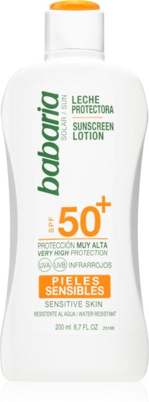 Babaria Sun Sensitive lait solaire pour cheveux sensibles SPF 50+ 200 ml