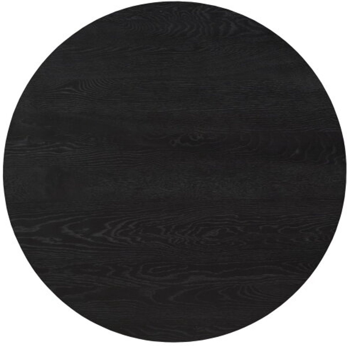 Starfurn Eiken Tafelblad Ferris rond 150 cm Zwart