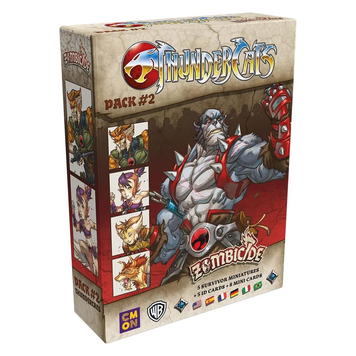 Cmon CMND1223 - Zombicide - Thundercats Pack 2, Brettspiel, für 1-6 Spieler, ab 14 Jahr (Erweiterung) (Deutsch, Englisch, Französisch, Italienisch, Portugiesisch, Spanisch, 1 - 6 Spieler) (CMND1223)