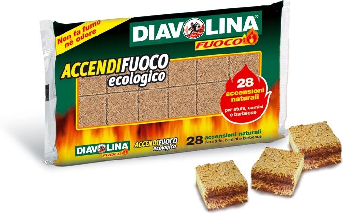 DIAVOLINA ACCENDIFUOCO ECOLOGICO 28 CUBI