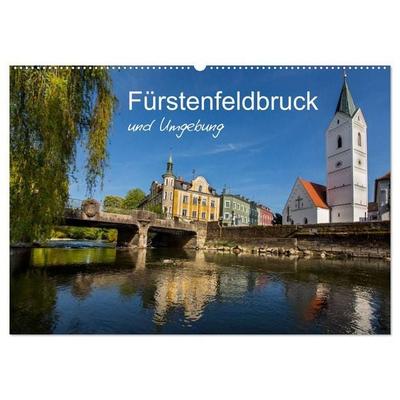 Fürstenfeldbruck und Umgebung (Wandkalender 2027 DIN A2 quer), CALVENDO Monatskalender