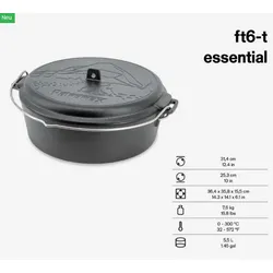 Petromax Feuertopf FT6.0 / 5.5l - Essential Line
