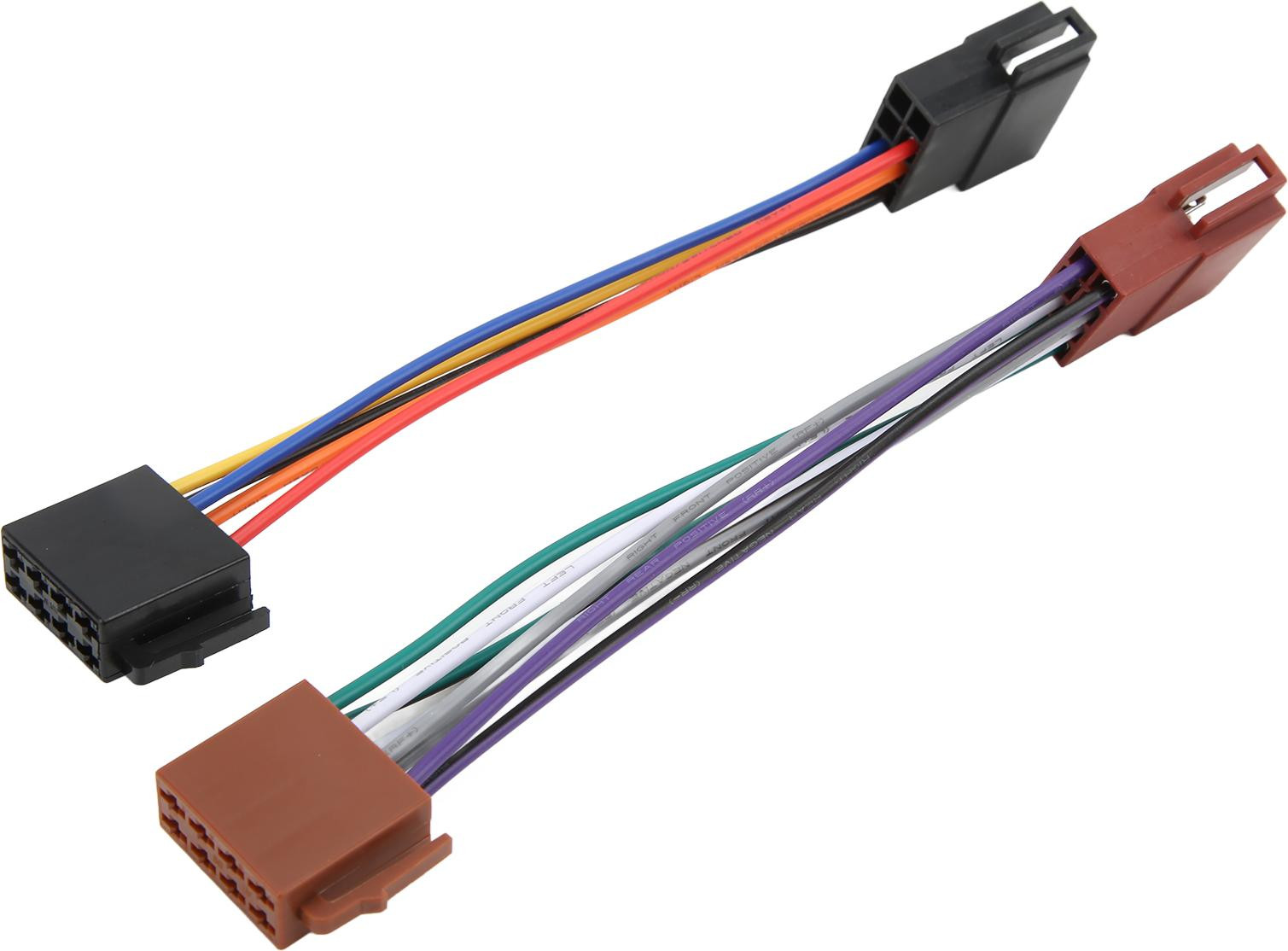 Gistuch ISO-radio connector 16-polige adapterkabel mannelijk naar vrouwelijk