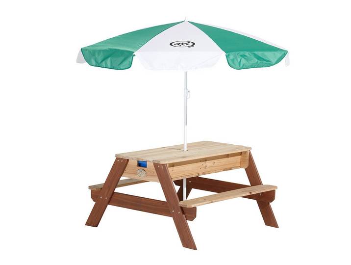 Kinder-Gartentisch Axi Nick Braun Sand-Wassertisch