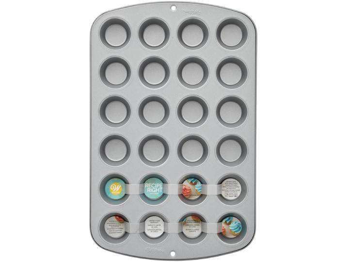 Wilton Muffin Bakvorm - 24 Mini Cupcakes en Muffins - Ø3\,5 cm - Muffinvorm