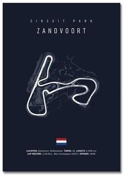 Uplift Picks F1 Track Wall Art Circuit Map Canvas Poster For Motorsport Racing Decor 30x40 Cm 23 unframed