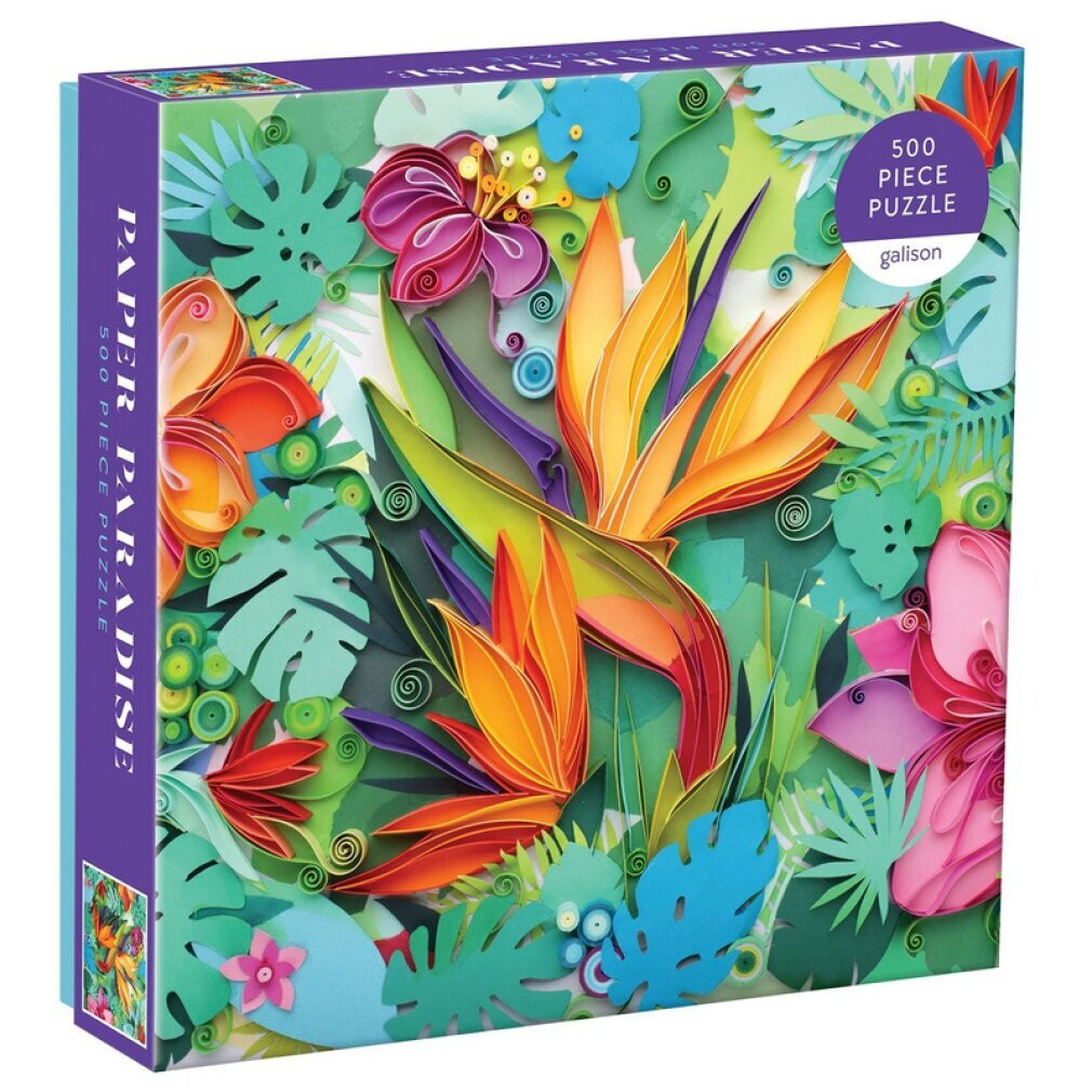 Abrams & Chronicle Books Vierkante puzzel Papierparadijs 500 stukjes