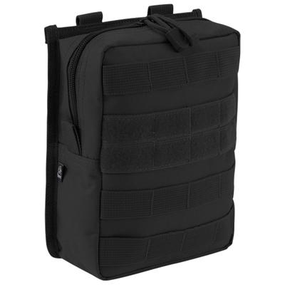 Gürteltasche BRANDIT "Brandit Accessoires Cross Molle Pouch", Gr. onesize, schwarz, Polyester, unifarben, Taschen Gürteltasche