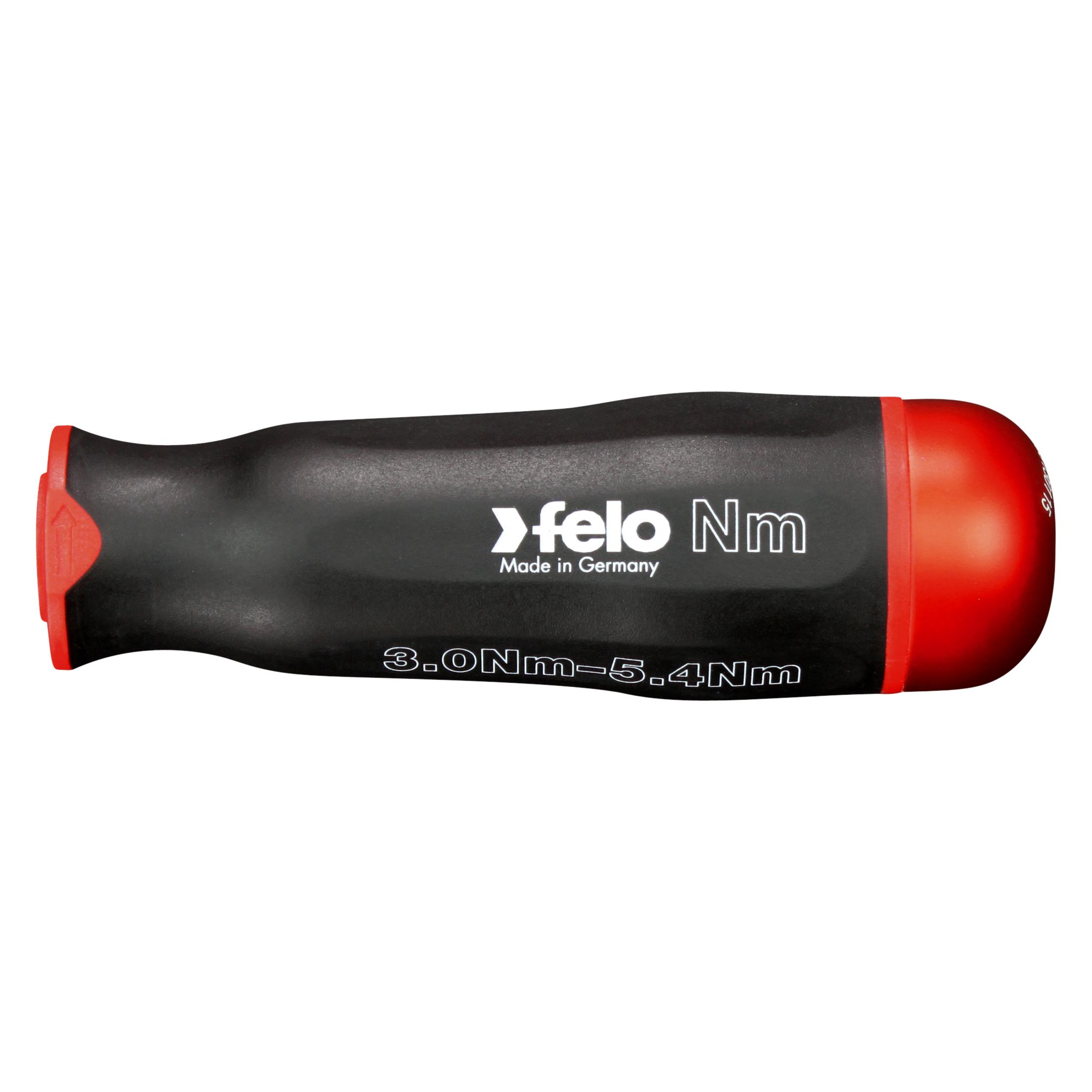 Felo Nm Drehmoment-Schraubendrehersatz 3,0 - 5,4 Nm,14-tlg. (1/4", 3 - 5.40 Nm) (00010099316)
